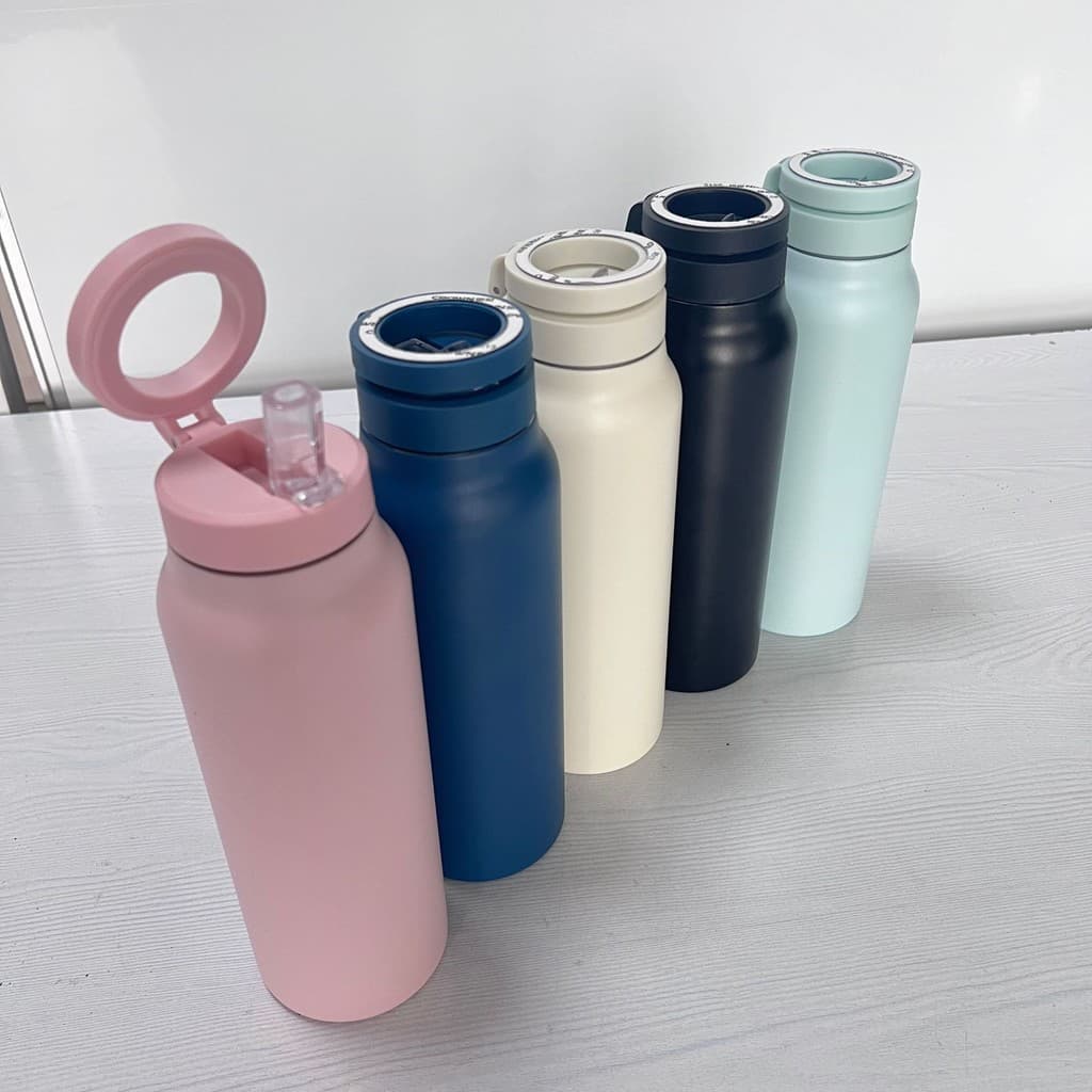 PuraCool ขวดน้ำแม่เหล็กพร้อมที่วางโทรศัพท์ ขนาด 720ml 960ml 24oz 32oz กระติกน้ำร้อนแม่เหล็ก พิมพ์ชื่อส่วนตัวได้ รูปที่ 6