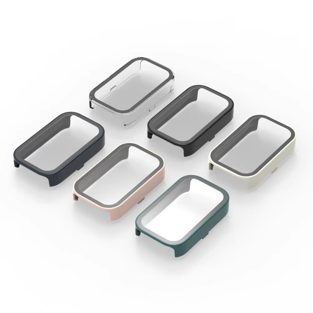 กรณีคอมพิวเตอร์แข็งสำหรับ for Xiaomi Mi Band 9 Active/Redmi Band 3 Anti Gores นิรภัยแก้วป้องกันหน้าจอ อุปกรณ์เสริมฝาครอบ รูปที่ 2