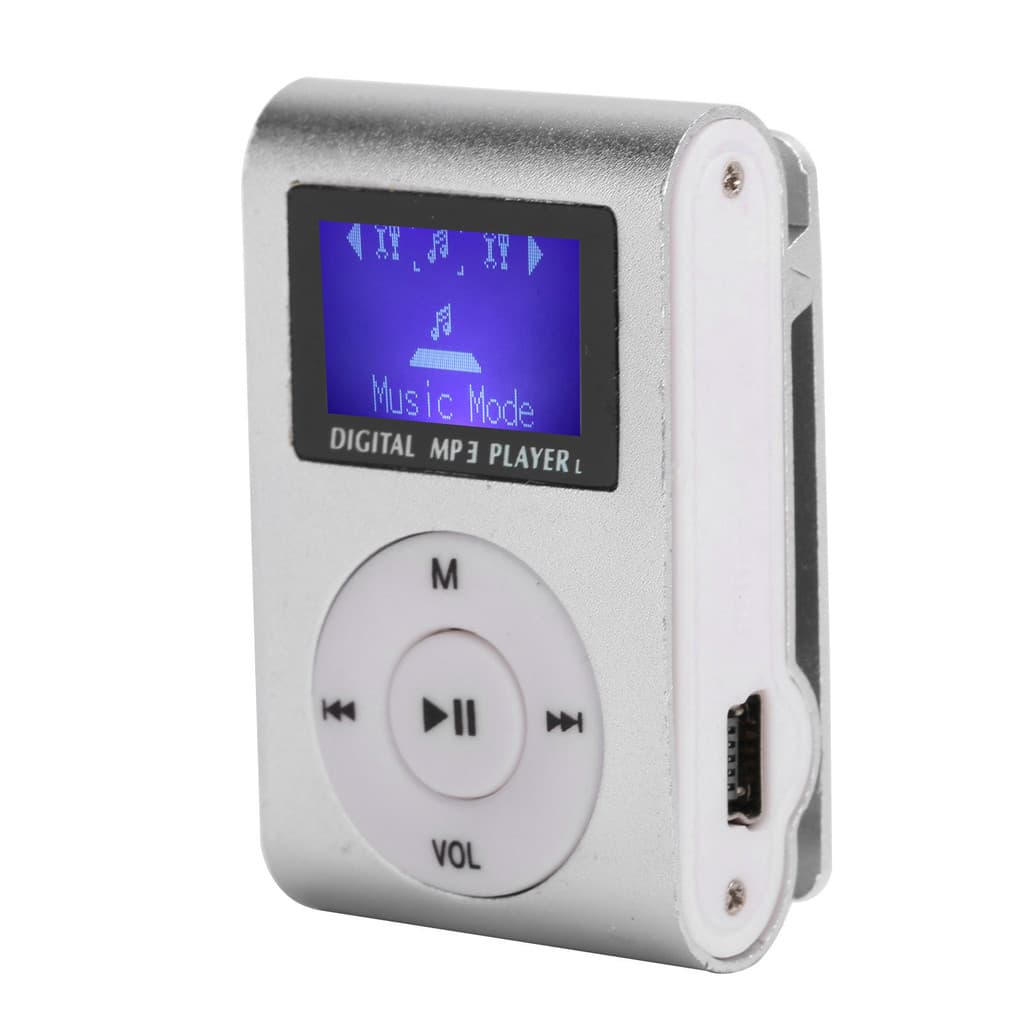 Spr- เครื่องเล่นเพลง MP3 ขนาดเล็กแบบพกพากีฬา BackClip หน้าจอ LCD MP3 รองรับการ์ดหน่วยความจํา รูปที่ 6
