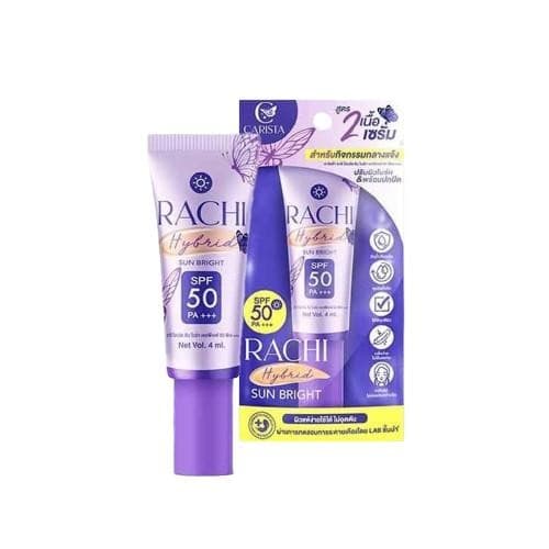 กันแดดราชิ สูตร 2 เนื้อเซรั่ม RACHI Hybrid Sun Bright SPF 50 PA+++ 4 ml. กันแดดหน้า รูปที่ 3