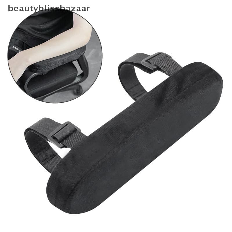 1 ชิ้นชิ้นส่วนเก้าอี้สํานักงาน Arm Pad หน่วยความจําโฟมที่เท้าแขนเบาะรองนั่งสําหรับโฮมออฟฟิศเก้าอี้สบาย El รูปที่ 2