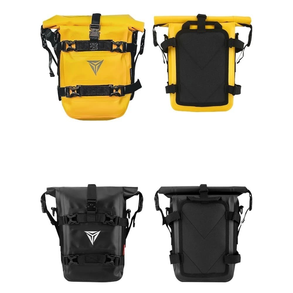 VOIDZY กระเป๋ากันชนรถจักรยานยนต์, PVC Scratch proof กรอบรถจักรยานยนต์ Crash Bar, Universal กันน้ําขนาดใหญ่ความจุปรับป้องกันบาร์ด้านข้างกระเป๋าอุปกรณ์มอเตอร์ไซค์ รูปที่ 9