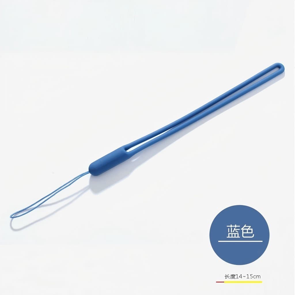 สายคล้องโทรศัพท์มือถือ สไตล์วินเทจ เชือกเส้นเล็ก แบบเรียบง่าย Silicone Phone Lanyard รูปที่ 9