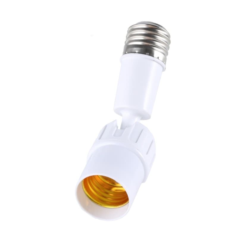 Light Socket Extender E27 to E27 Light Socket Extension 360 Degree Adjustable รูปที่ 5