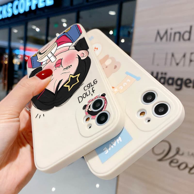 เคส for Samsung A07 A17 A06 A16 A55 A56 5G A37 A57 A05S A05 A26 A36 A54 A15 A12 A35 A14 A24 A52 A13 A23 A53 A22 A53 A52 รูปที่ 4