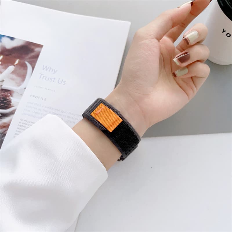 สายคล้องคอไนล่อนกีฬา for Smart Watch Ultra/SE 3 2 49มม. 45มม. iwatch Series 11 10 9 8 7 46 38 มม 40 มม 41 มม 42 มม 44 มม รูปที่ 3