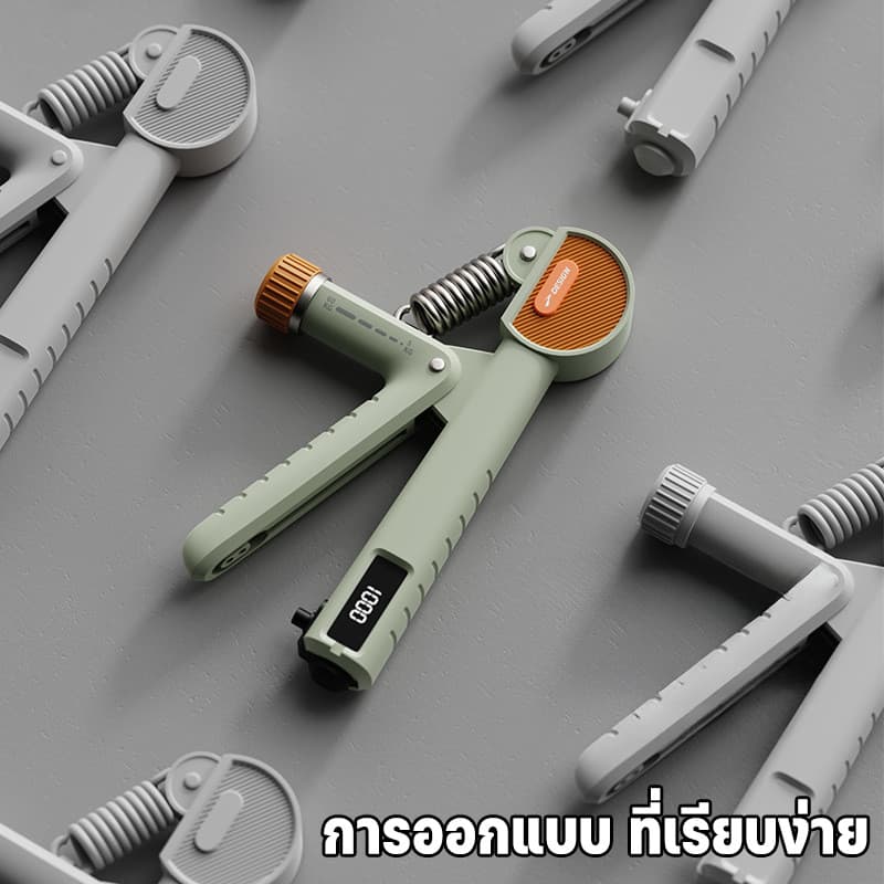เครื่องบริหารมือ ที่บีบมือออกกำลังกาย ปรับระดับได้ 5-60 kg ที่บีบมือ อุปกรณ์บริหารมือ การนับอิเล็กทรอนิกส์ รูปที่ 4