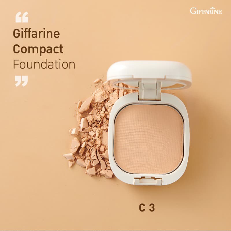 แท้100%แป้งผสมรองพื้น C 1-4 กิฟฟารีน GIFFARINE Compact Foundation รูปที่ 8
