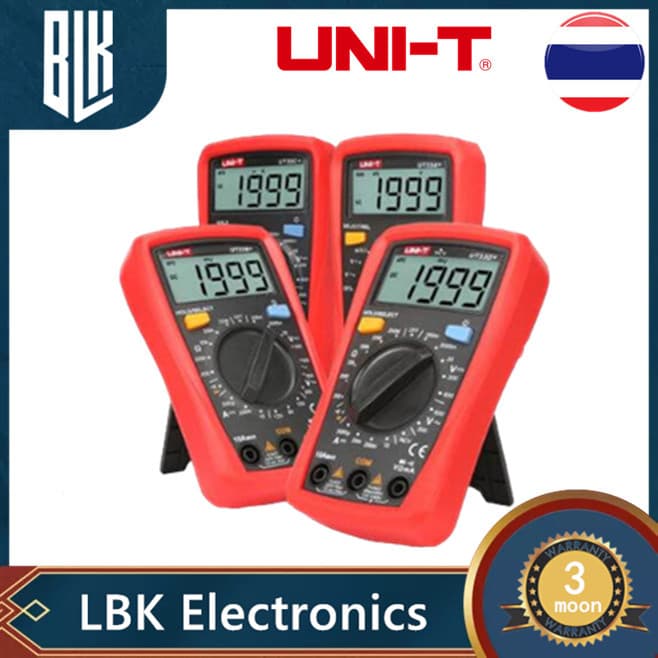 แท้ ส่งจากไทย มิเตอร์วัดไฟดิจิตอล,มัลติมิเตอร์ดิจิตอล Uni-T,UT33A+,UT33B+,UT33C+,UT33D+ รูปที่ 1