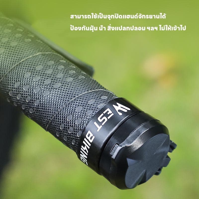 กระจกปลายแฮนด์ กระจกมองหลัง แบบนูน ความละเอียดสูง ปรับได้ 360° กันน้ำ กันฝุ่น มัลติฟังก์ชัน รูปที่ 8