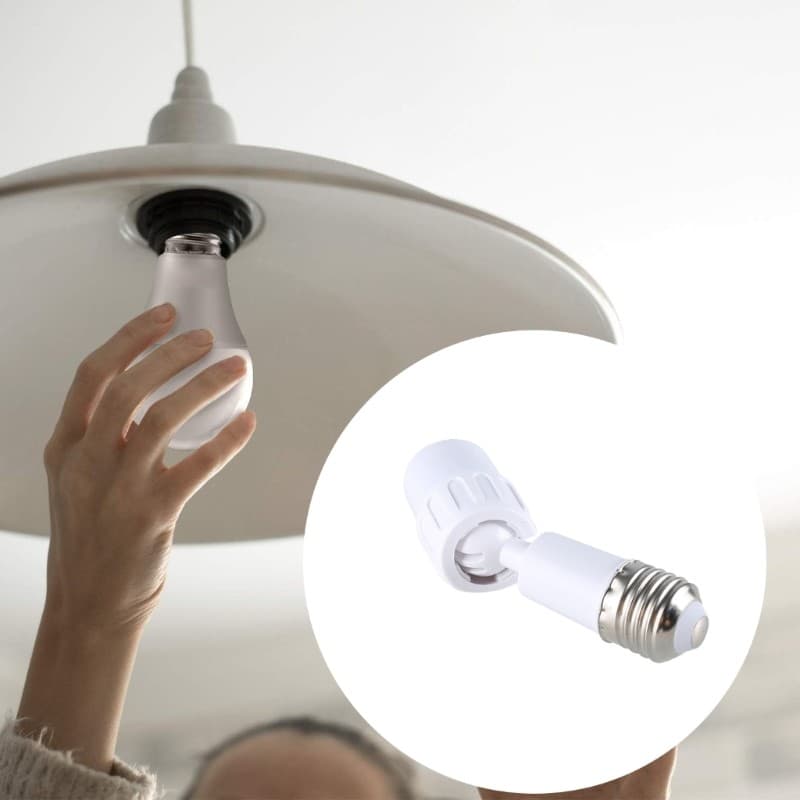 Light Socket Extender E27 to E27 Light Socket Extension 360 Degree Adjustable รูปที่ 3