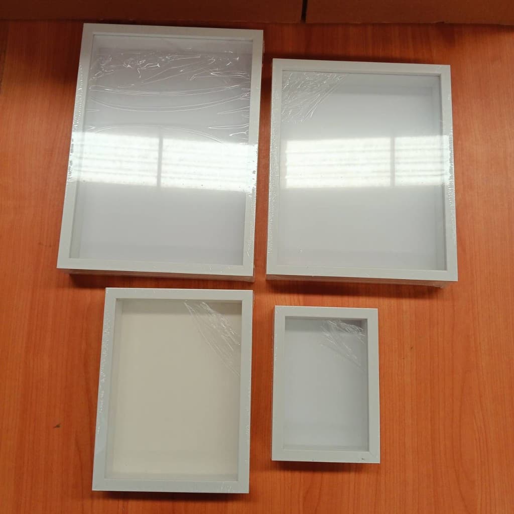 กรอบรูป สำหรับใส่ดอกไม้แห้ง แบบกลวง วางได้แนวตั้ง/นอน มีรูแขวน DIY กรอบรูปใส่ดอกไม้แห้ง มินิมอล ราคา/ชิ้น รูปที่ 9