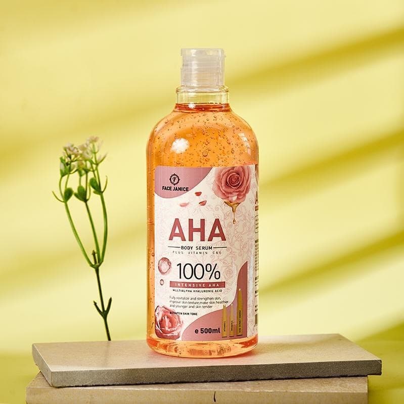 AHA Body Serum 100% เอสเซนส์ไวท์เทนนิ่ง 500มล. + อิมัลชั่นคอลลาเจน 300ก รูปที่ 3