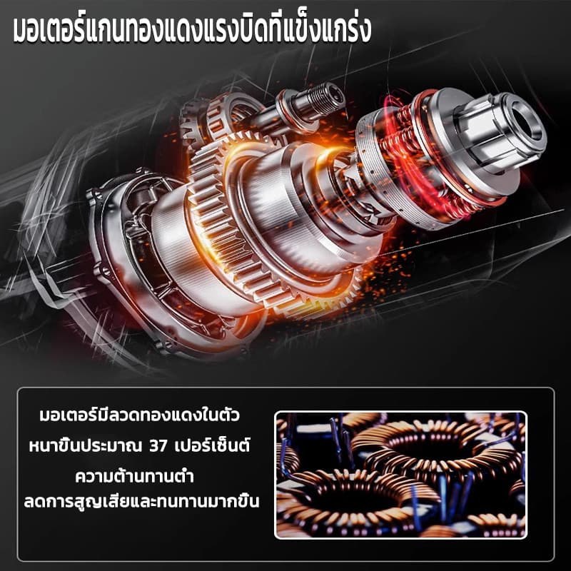 สว่านไฟฟ้า สว่านไร้สาย 47 PCS ไขควงไฟฟ้า สว่านมือ ไขควงไร้สาย รูปที่ 5