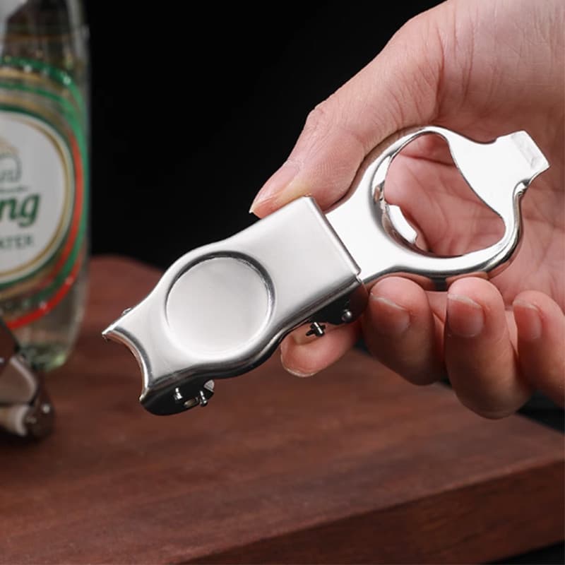 Bottle Opener ที่เปิดขวด จุกปิดขวดแบบ2in1 สำหรับเปิด ปิดขวดเบียร์ น้ำอัดลม โซดา กระป๋อง ป้องกันการรั่วไหล รูปที่ 4