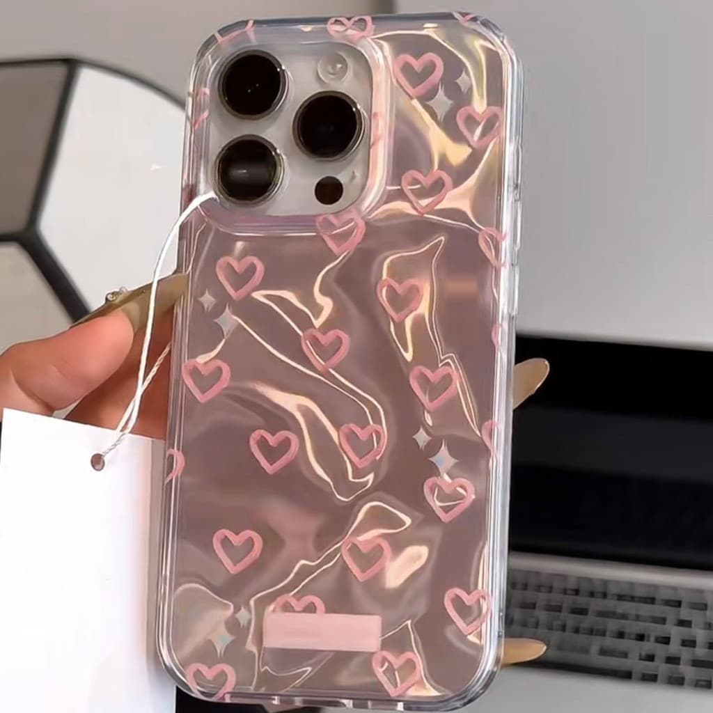 เจ๋งรักขนมสีคู่การ์ตูนดูเดิล เข้ากันได้กับ IPhone 16 13 15 11 14 12 Pro Max 6 8 6s 7 15 14 Plus XR XS X Max เคสสำหรับ รูปที่ 4