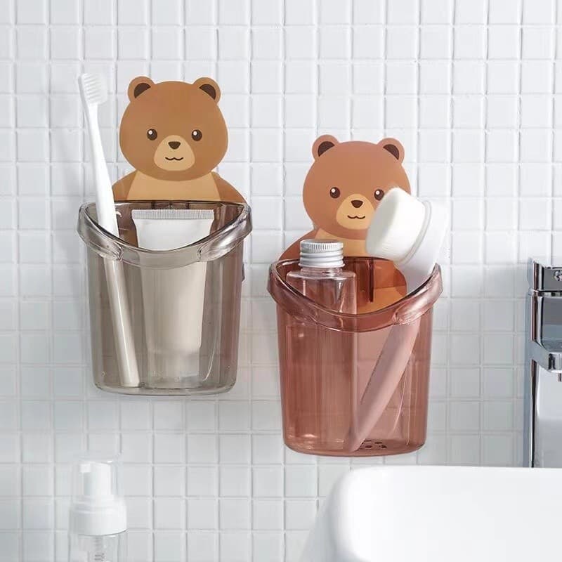 ที่วางแปรงสีฟัน หมีน้อย - ติดผนัง ชั้นวางของห้องน้ำ G2729 รูปที่ 4