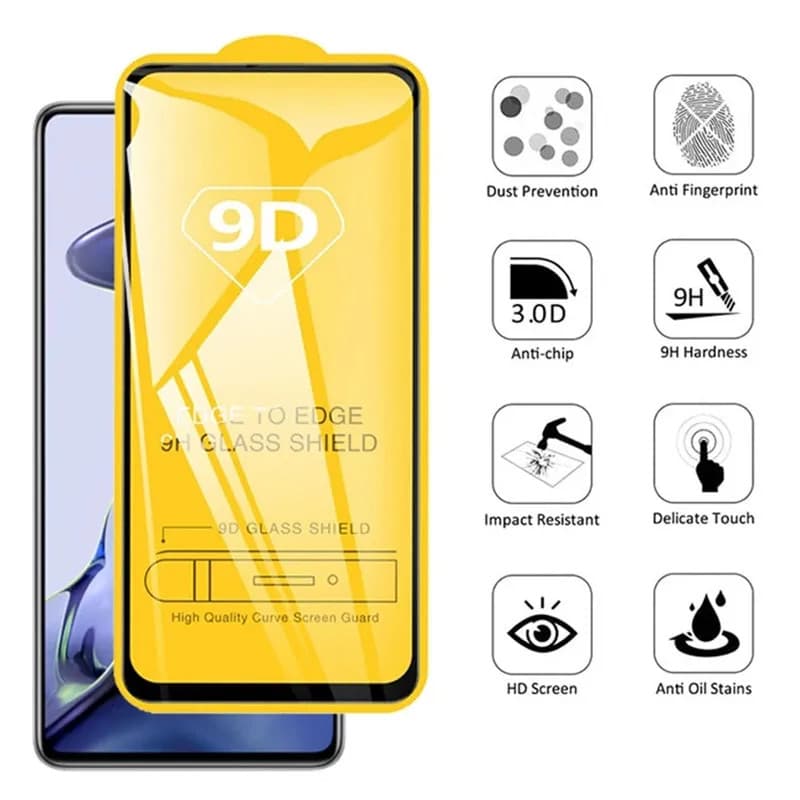 LUXE -ฟิล์มกระจกสำหรับรุ่น แบบเต็มจอ 9D ทุกรุ่น! for IPhone16 15 14 13 12 11ProMAX XS XR 7P 8Plus-9D รูปที่ 2
