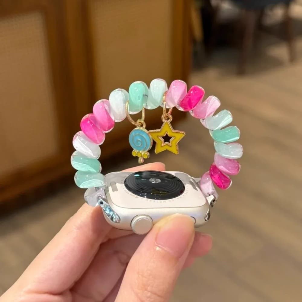 สายรัดยืดหยุ่น TPU สำหรับ for Smartwatch Apple Watch Ultra/SE 3 2 IWatch Series 11 10 9 8 7 6 5 49 42 40 44 46 38 45 มม รูปที่ 6