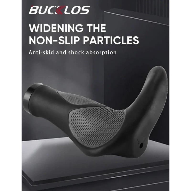 Bucklos ปลอกแฮนด์จักรยานเสือภูเขา ด้ามจับจักรยานตามหลักสรีรศาสตร์ ป้องกันการลื่น ลบการสั่นสะเทือน MTB ยางครอบมือจับจักรยาน คงทน รูปที่ 7