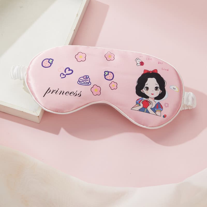 หน้ากากปิดตานอนสำหรับเด็ก ออกแบบการ์ตูนคุโรมิ ผ้าสองด้าน ตัวล็อกเบา ระบายอากาศได้ขณะเดินทาง รูปที่ 8