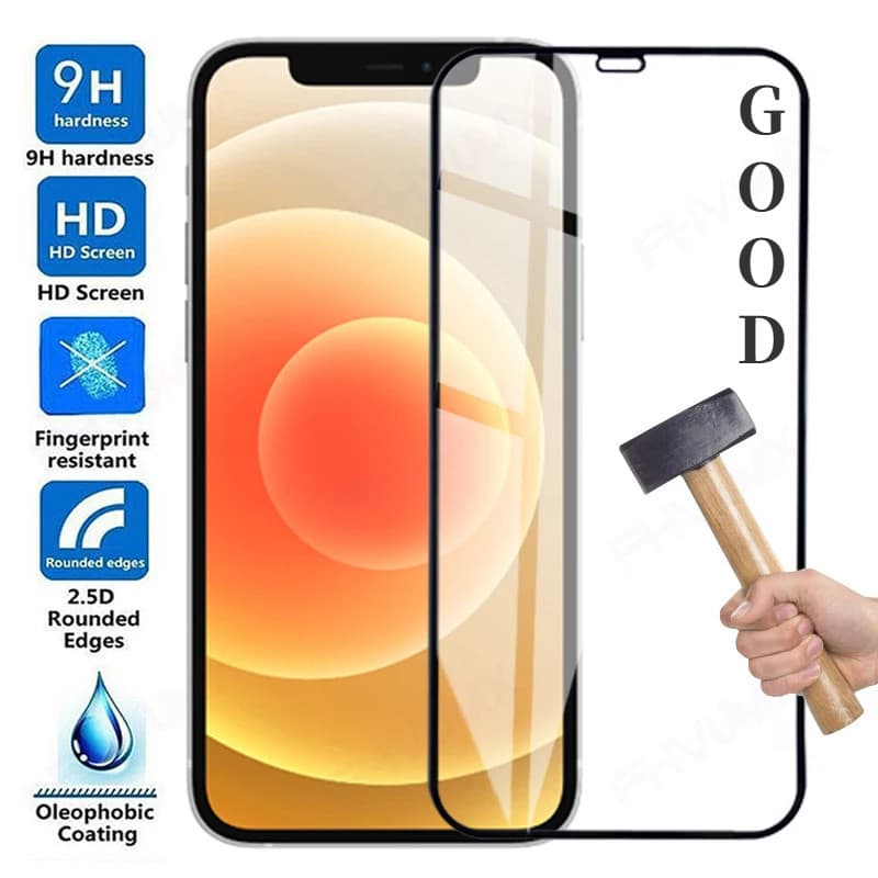 Poppa กระจกกันรอยหน้าจอแบบเต็ม 9D สำหรับ iPhone 17 15 12 14 11 13 Pro Max 7Plus XR 14 15 7 6s 8 Plus X XS MAX SE #9D รูปที่ 5