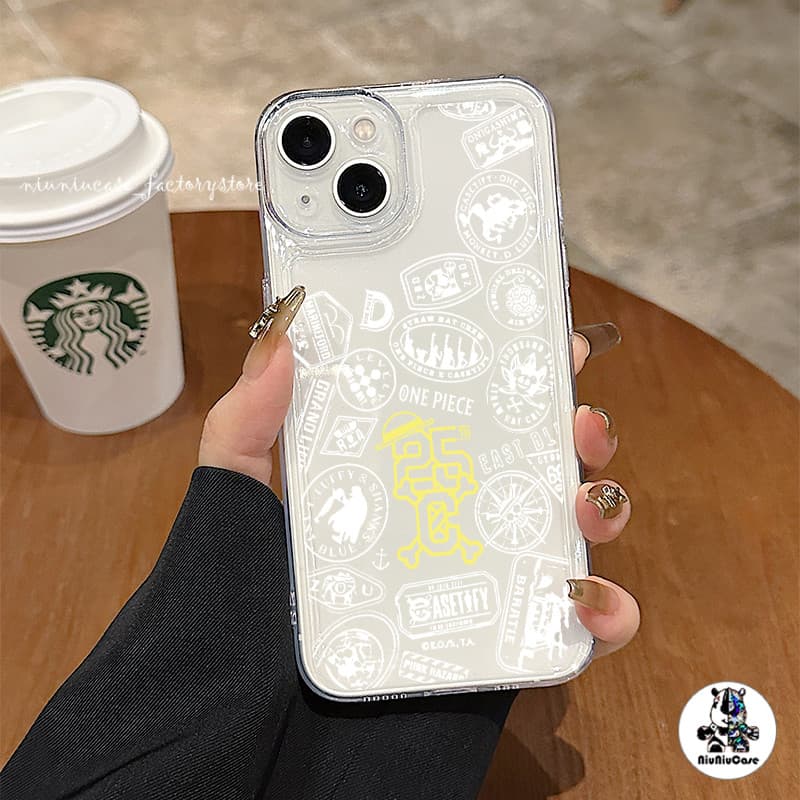 เคสโทรศัพท์ สําหรับ iPhone 11 12 13 14 15 Pro Max X XR XS Max 7 Plus เคส กันกระแทก โปร่งใส เปลือกอวกาศ Cute Pattern รูปที่ 4
