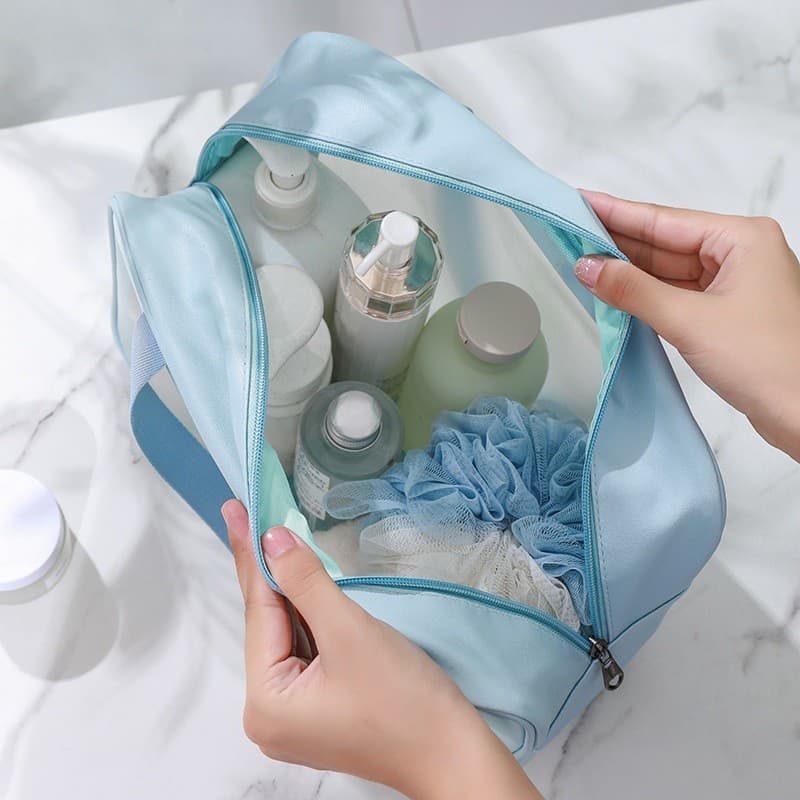 Washbag กระเป๋าใส่เครื่องสำอาง กระเป๋าใส่ของใช้ กระเป๋าอเนกประสงค์ กันน้ำ รูปที่ 5