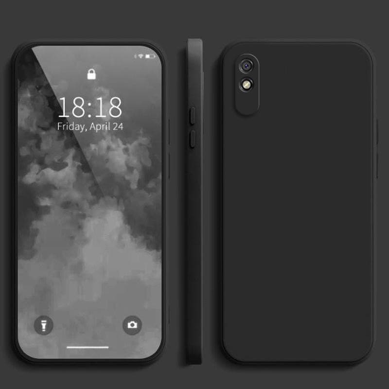 เคส Redmi 9A ,สีทึบ Redmi 9A เคสซิลิโคนป้องกันการตกสีธรรมดาเรียบง่าย YT รูปที่ 5
