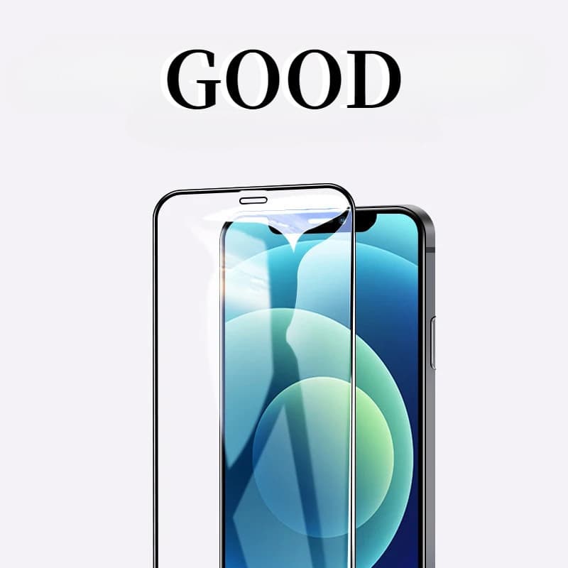 Poppa กระจกกันรอยหน้าจอแบบเต็ม 9D สำหรับ iPhone 17 15 12 14 11 13 Pro Max 7Plus XR 14 15 7 6s 8 Plus X XS MAX SE #9D รูปที่ 7