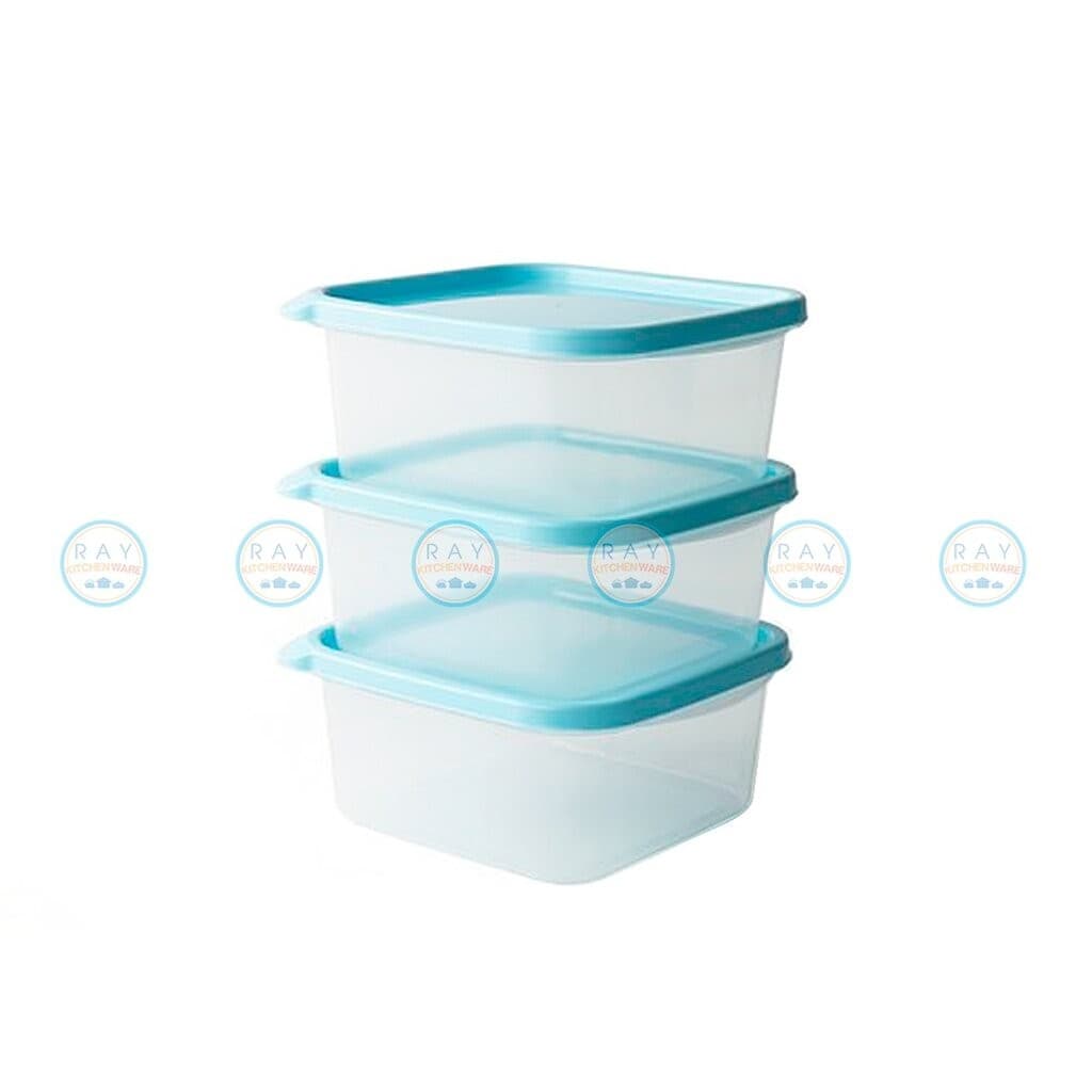 Super Lock กล่องถนอมอาหาร 850 ml 3 ใบ ฝาปิด Chef Box 6052 Micronware Lunch box กล่องเก็บของสดเข้าไมโครเวฟ กล่องแช่เย็น รูปที่ 3