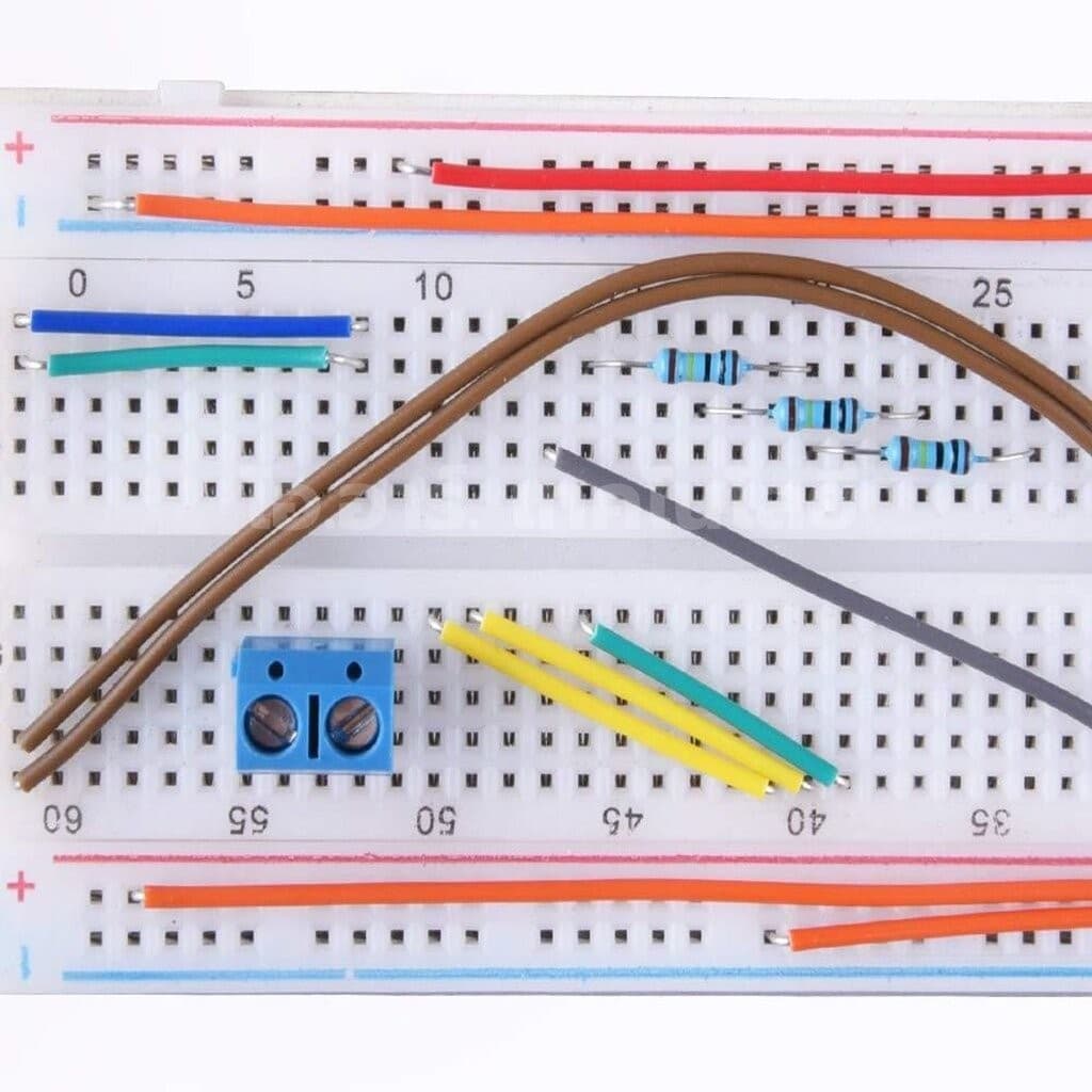 ชุด สายเชื่อมต่อวงจร สายจัมเปอร์ 140ชิ้น/560ชิ้น/840ชิ้น U Shape Shield Breadboard Jumper Wires Grade A สายต่อวงจร wi... รูปที่ 5