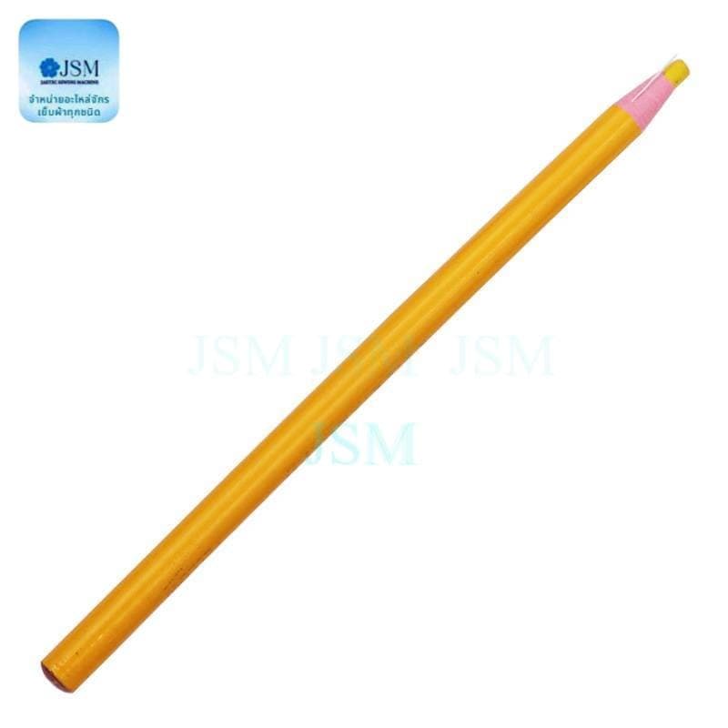 ดินสอสี เขียนผ้า มี 6 สี ขาว ดำ เเดง เหลือง เขียว ฟ้า ยี่ห้อ:STANDARD รูปที่ 6