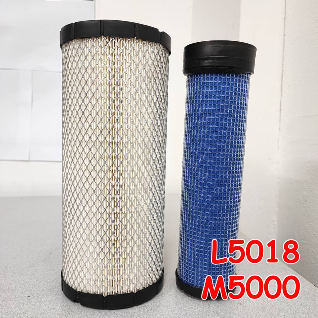 คูโบต้า L5018 / M5000(ไส้กรองอากาศ กรองอากาศลูกนอก+ลูกใน กรองอากาศรถไถ) ได้ทั้งลูกนอก+ลูกใน รูปที่ 2