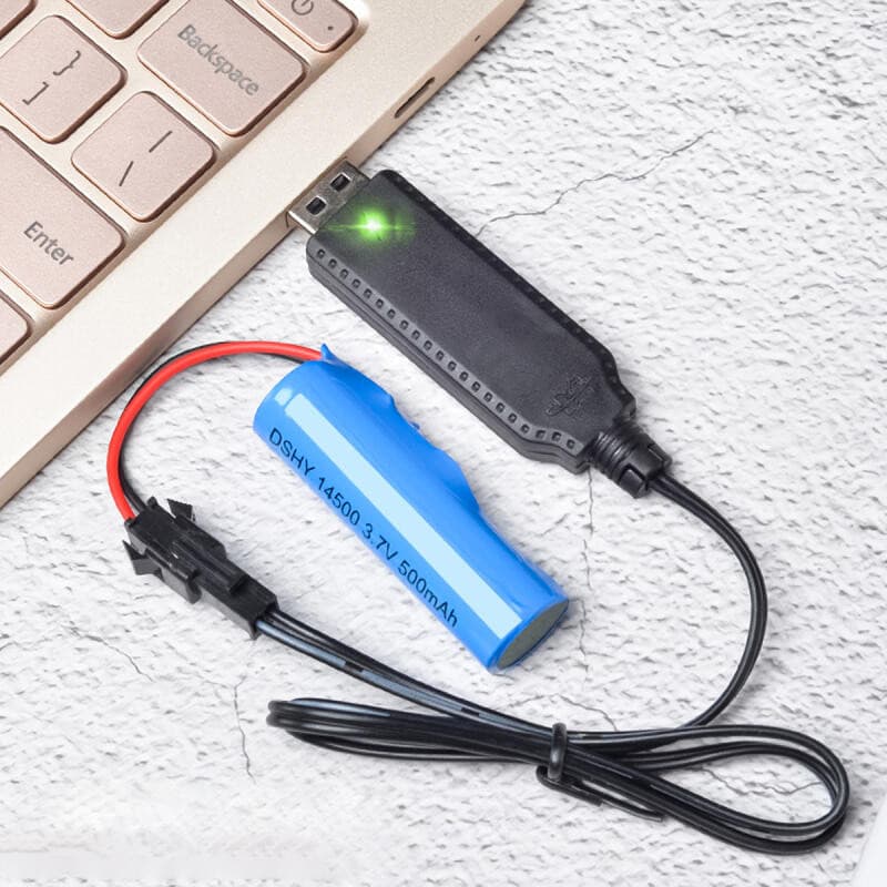 HdoorLink สายชาร์จ USB สําหรับ 3.7V แบตเตอรี่ลิเธียม Charger SM-2P ส่งต่อ RC รถเครื่องบินอะไหล่ RC Quadcopter ของเล่น LED แสดงสถานะ Charger รูปที่ 9