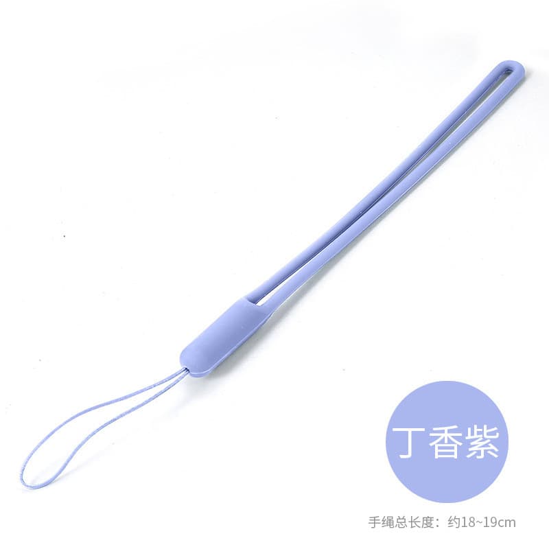 สายคล้องโทรศัพท์มือถือ สไตล์วินเทจ เชือกเส้นเล็ก แบบเรียบง่าย Silicone Phone Lanyard รูปที่ 6
