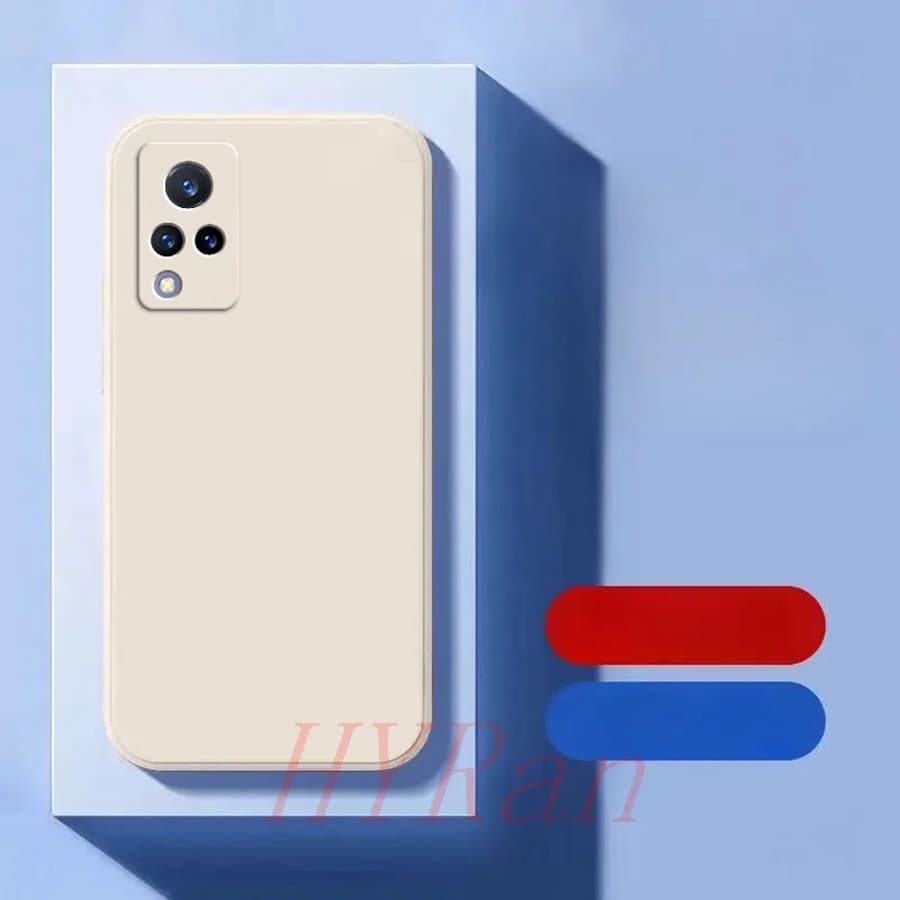 Vivo V21 5G เคสโทรศัพท์ซิลิโคนสีทึบ YT รูปที่ 4