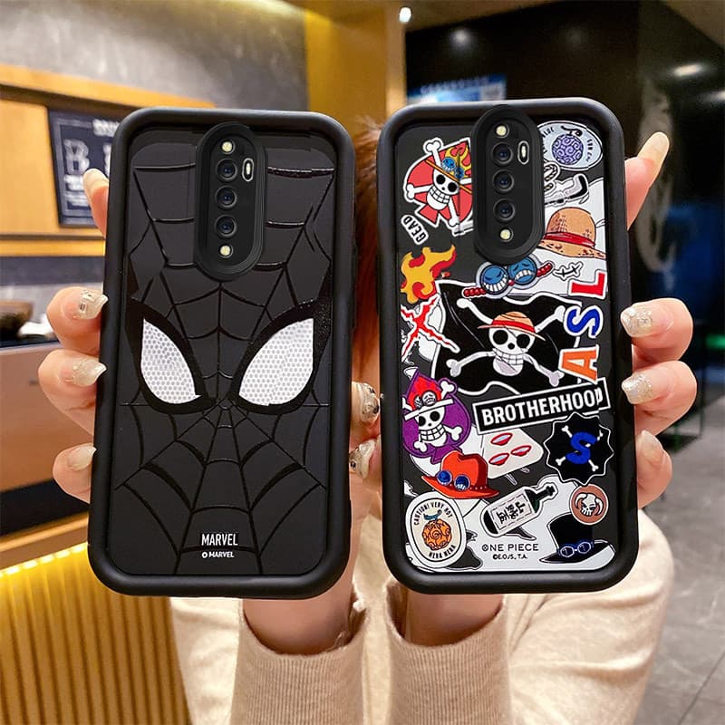 เคส oppo reno2 f เคสโทรศัพท์ลายการ์ตูนกันกระแทกสําหรับเคส รูปที่ 1