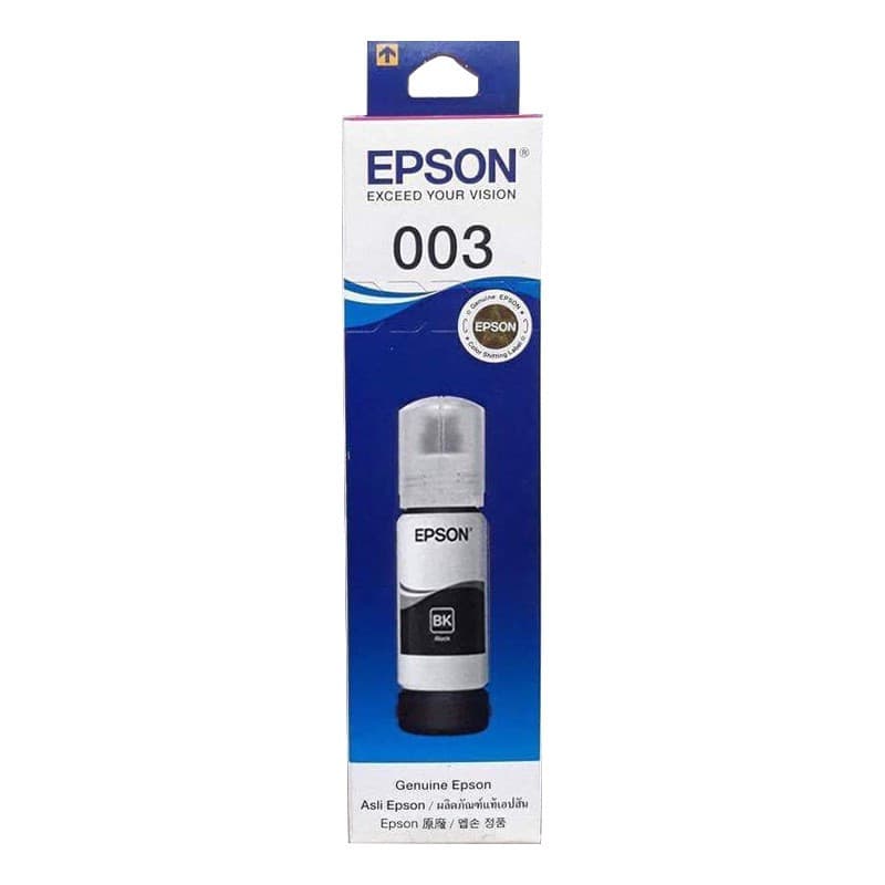 สินค้าประกันศูนย์ EPSON Ink 003 Original หมึกเติมแท้สำหรับ EPSON L3110 L3210 L3216 L3150 L3250 NO.003 ของแท้ รูปที่ 2