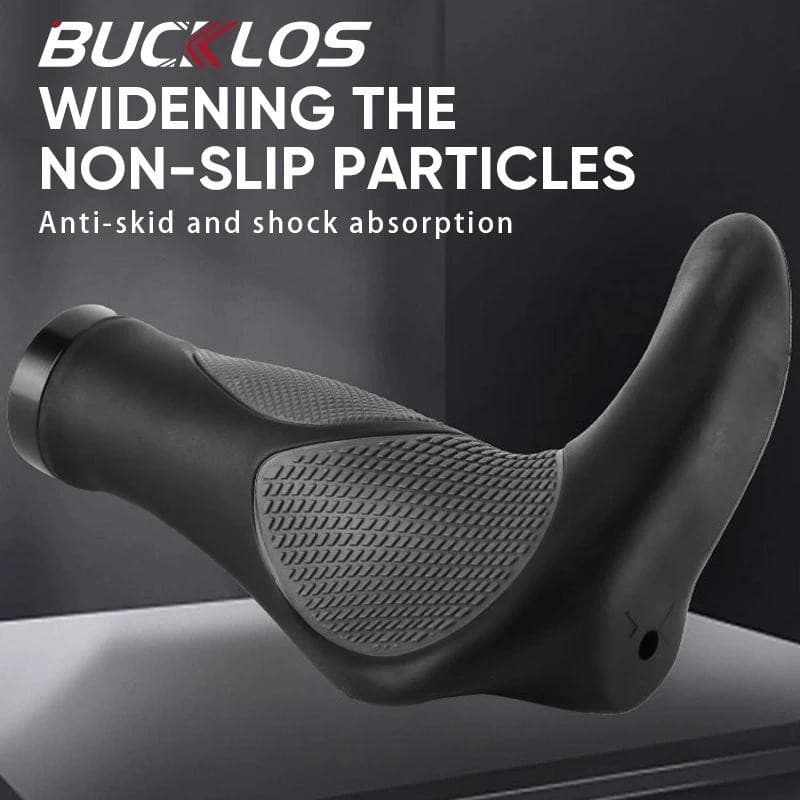 Bucklos ปลอกแฮนด์จักรยานเสือภูเขา ด้ามจับจักรยานตามหลักสรีรศาสตร์ ป้องกันการลื่น ลบการสั่นสะเทือน MTB ยางครอบมือจับจักรยาน คงทน รูปที่ 1