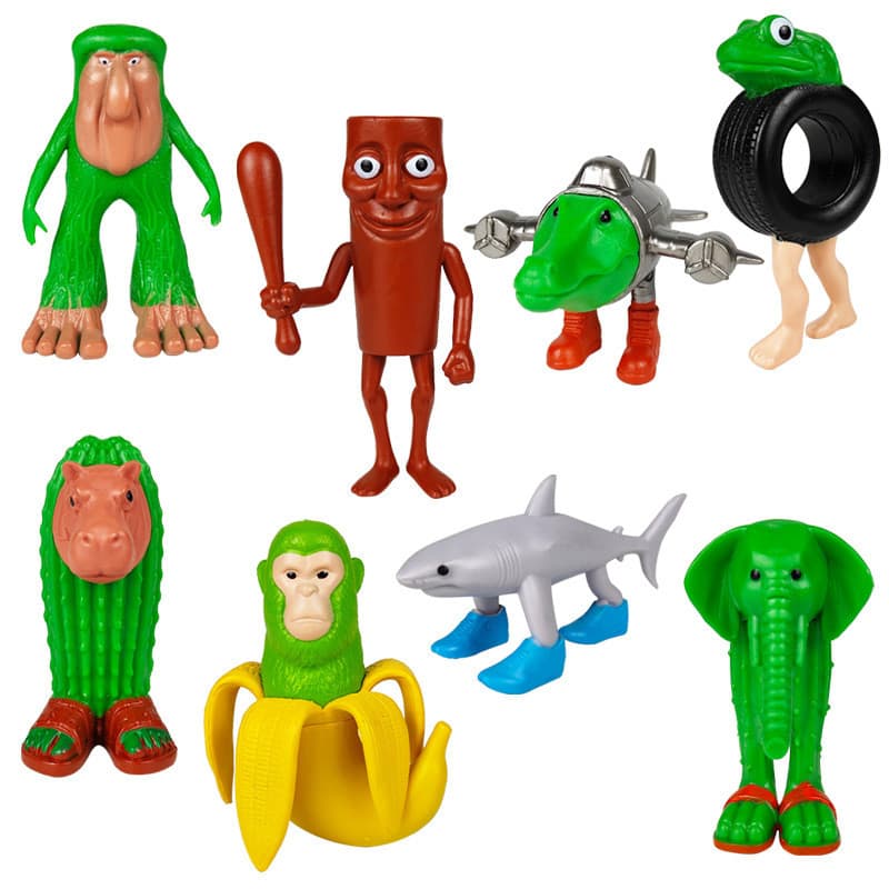 จัดส่งจากประเทศไทย8 ชิ้น/เซ็ต AI Brainrot Soundboard USA รูปรูปตุ๊กตาของเล่นสําหรับของขวัญเด็กคอลเลกชันเครื่องประดับรถบ้านเค้กตกแต่งตกแต่ง Gacha Trralero tralala tungtung sa รูปที่ 6