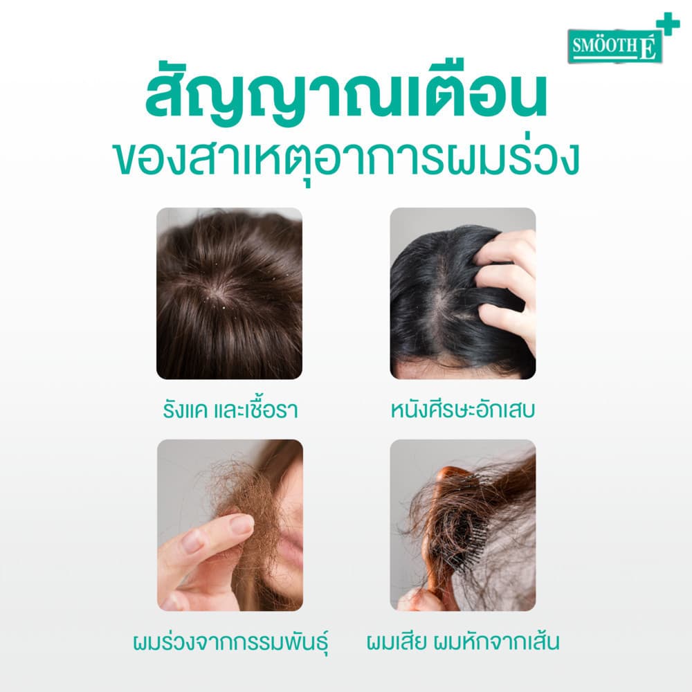 Smooth E Hair loss​ หยุดวงจรผมร่วง Smooth E Hair Care Solutions​ ฟื้นบำรุงผมและหนังศีรษะ ลดปัญหาผมร่วง รูปที่ 6