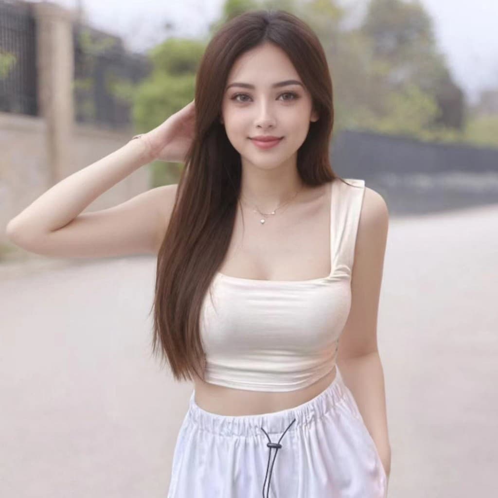 เสื้อยืดทรงสวยสำหรับสาวๆ แบบเอวสูง รูปที่ 5