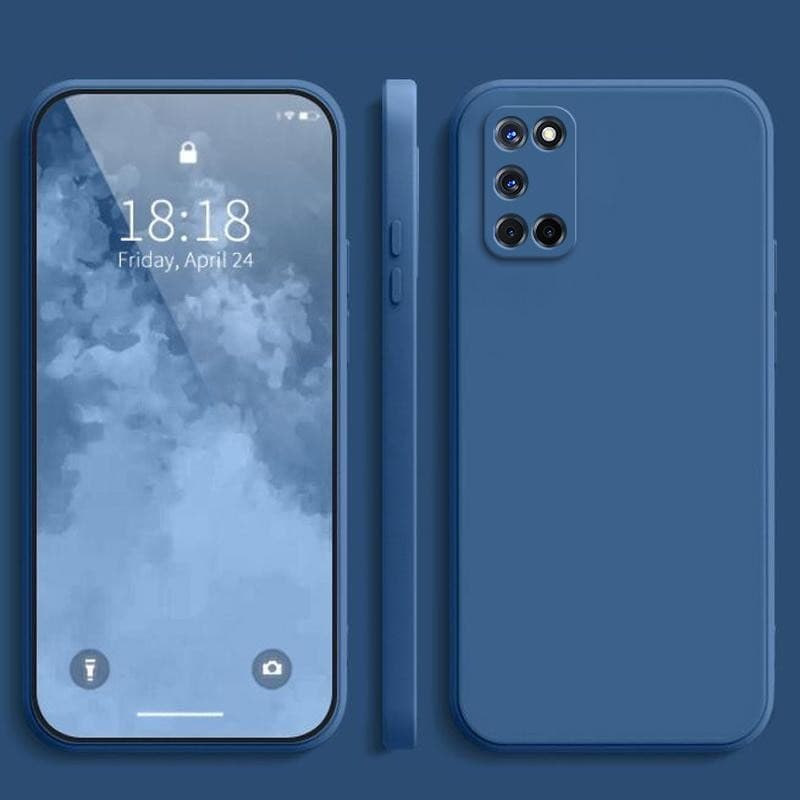 เคส Realme 7 5G ,สีทึบ Realme 7 5G เคสซิลิโคนป้องกันการตกสีธรรมดาเรียบง่าย YT รูปที่ 4