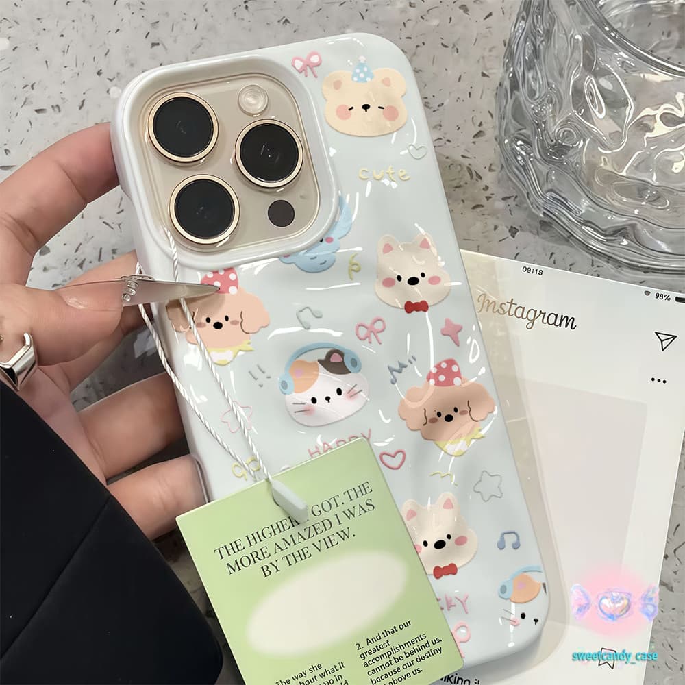 จัดส่งในพื้นที่ เคสเหมือนอุกกาบาต น่ารัก อวตารสัตว์การ์ตูน สําหรับIPhone16 15 14 13 12 11 7 8plus Pro Promax X XR XS รูปที่ 4