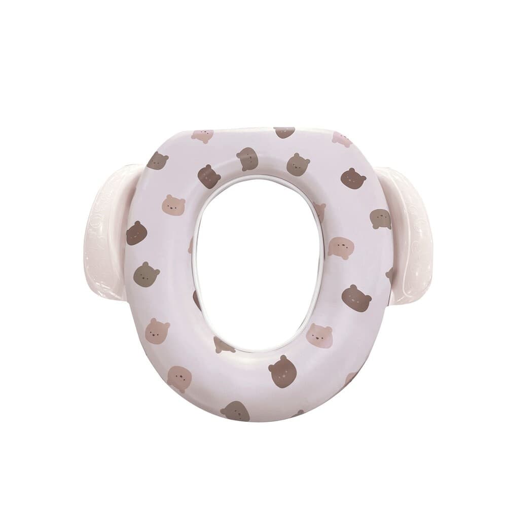 GlobalHouse Primo Kids ฝารองนั่งเด็กพร้อมมือจับและแผ่นกันน้ำกระเด็น รุ่น Bear TS01B สีเบจ ลายหมี สินค้าของแท้คุณภาพดี รูปที่ 9