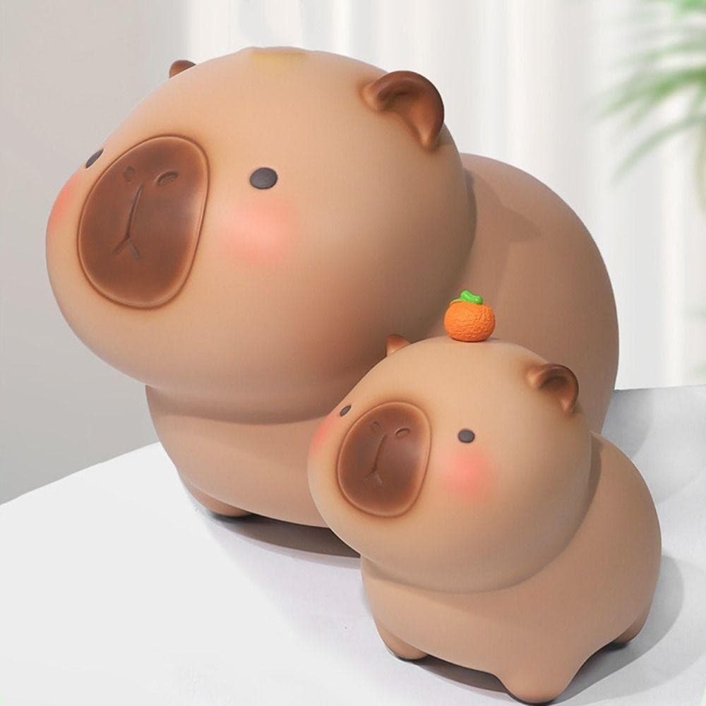Breeze กระปุกออมสิน Capybara กระปุกออมสินหมูกินนีน่ารักการ์ตูนความจุขนาดใหญ่ตกแต่งบ้านของขวัญเด็กประหยัดเงิน รูปที่ 7
