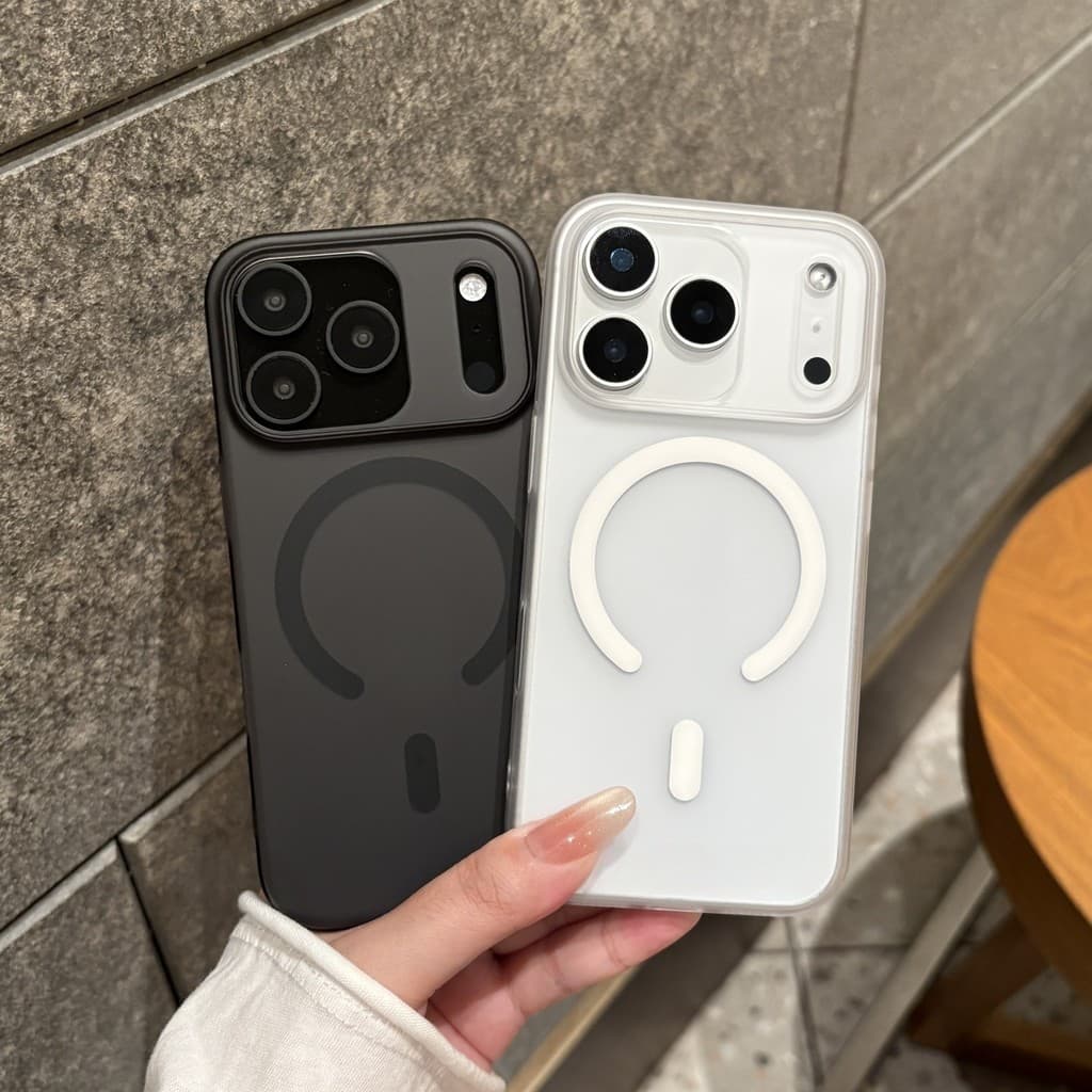 ใหม่ 17 AG Frostedเคสโทรศัพท์แม่เหล็กสําหรับIPhone 17 Pro Max 13 14 15 16 Pro Max 17 Airโปร่งแสงปลอกUltra Thin Cover รูปที่ 5