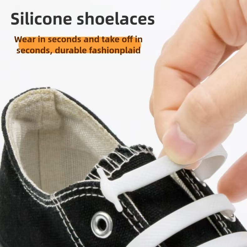 16 ชิ้นความยืดหยุ่นสูงฟรี Laces หัวเข็มขัดซิลิโคนสีรุ้งขี้เกียจ Laces กีฬา Leisure Must-Have เด็กผู้ใหญ่ Universal รูปที่ 5