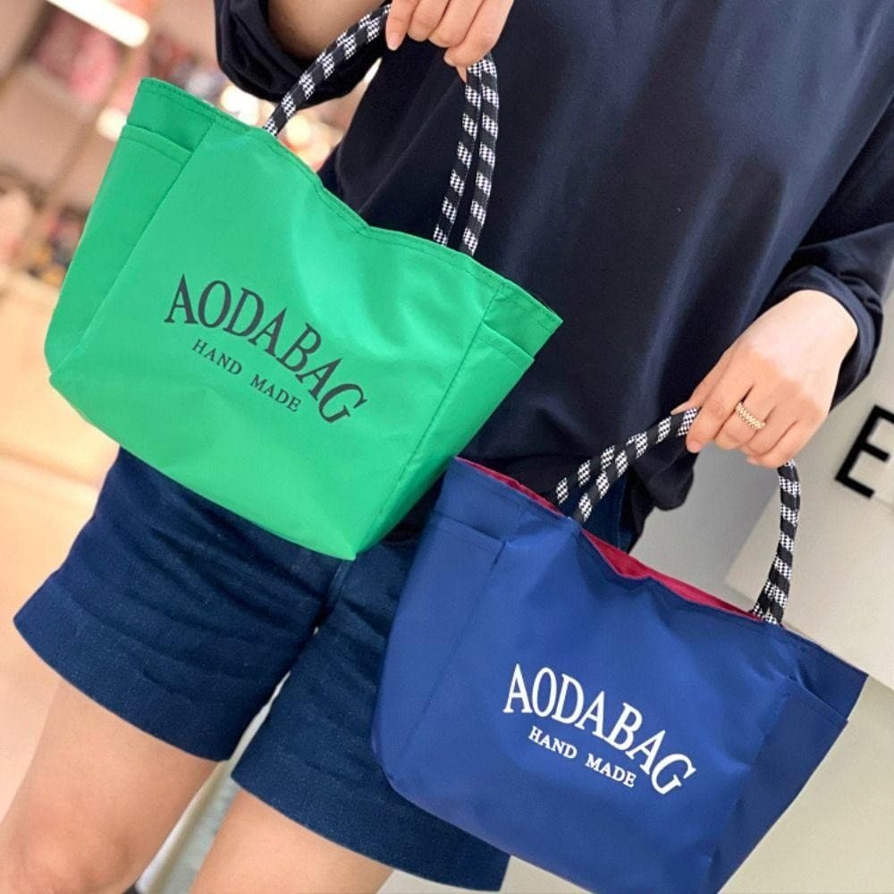 กระเป๋าโท้ต, กระเป๋าสะพายข้างกันน้ําตัวอักษรเรียบง่าย, กระเป๋าคุณแม่ความจุขนาดใหญ่แฟชั่น รูปที่ 6